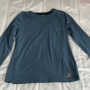 Duluth Trading Co Blue Long Sleeve Tee